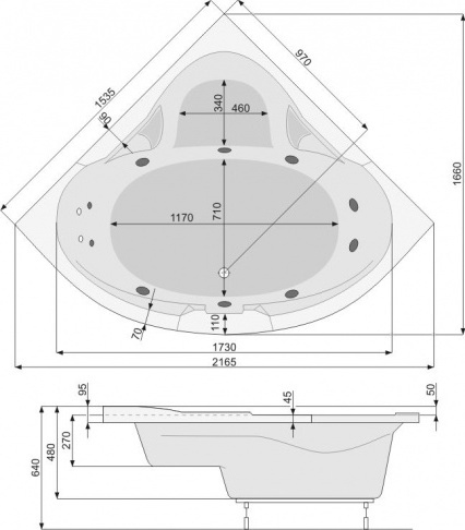 PWS40..ZS000000 Exclusive collection ванна Pool Spa Santreyd 20320 - Вид №2