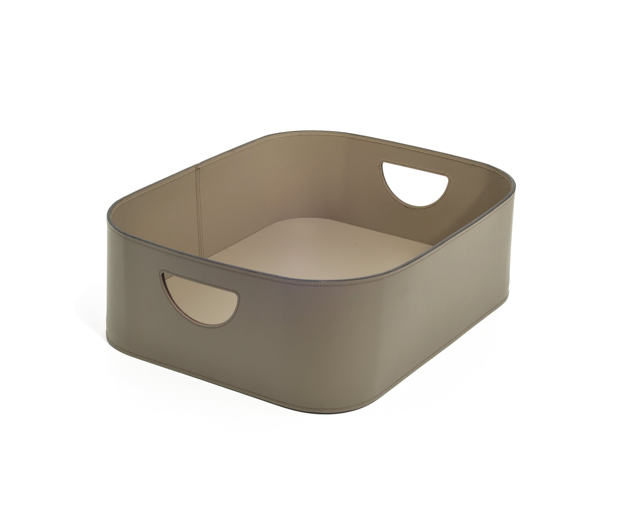 Большая коробка Rio - 46X42,5XH20 см / регенерированная кожа_coffee Pinetti 00.1252.082.015