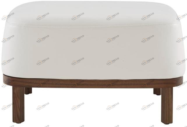 Ligne Roset Мягкая кожаная подставка для ног Flax 12190205