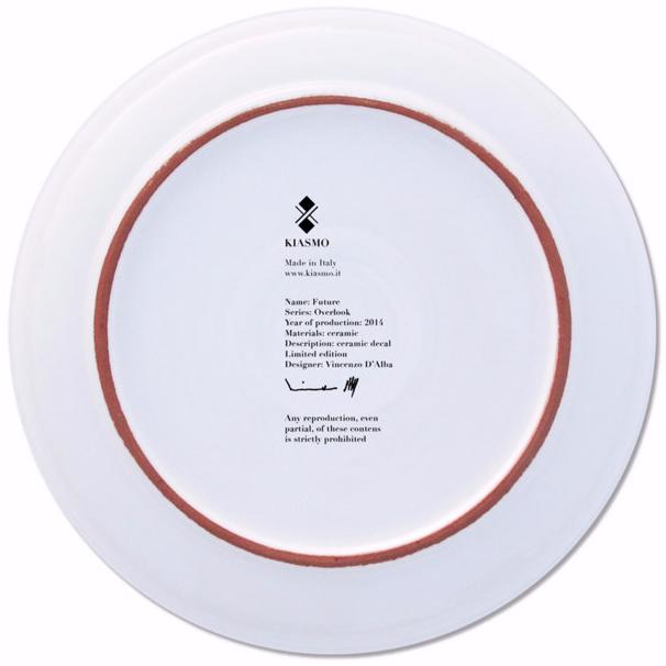Kiasmo Керамическая тарелка Overlook 2014kddoverf - Вид №2
