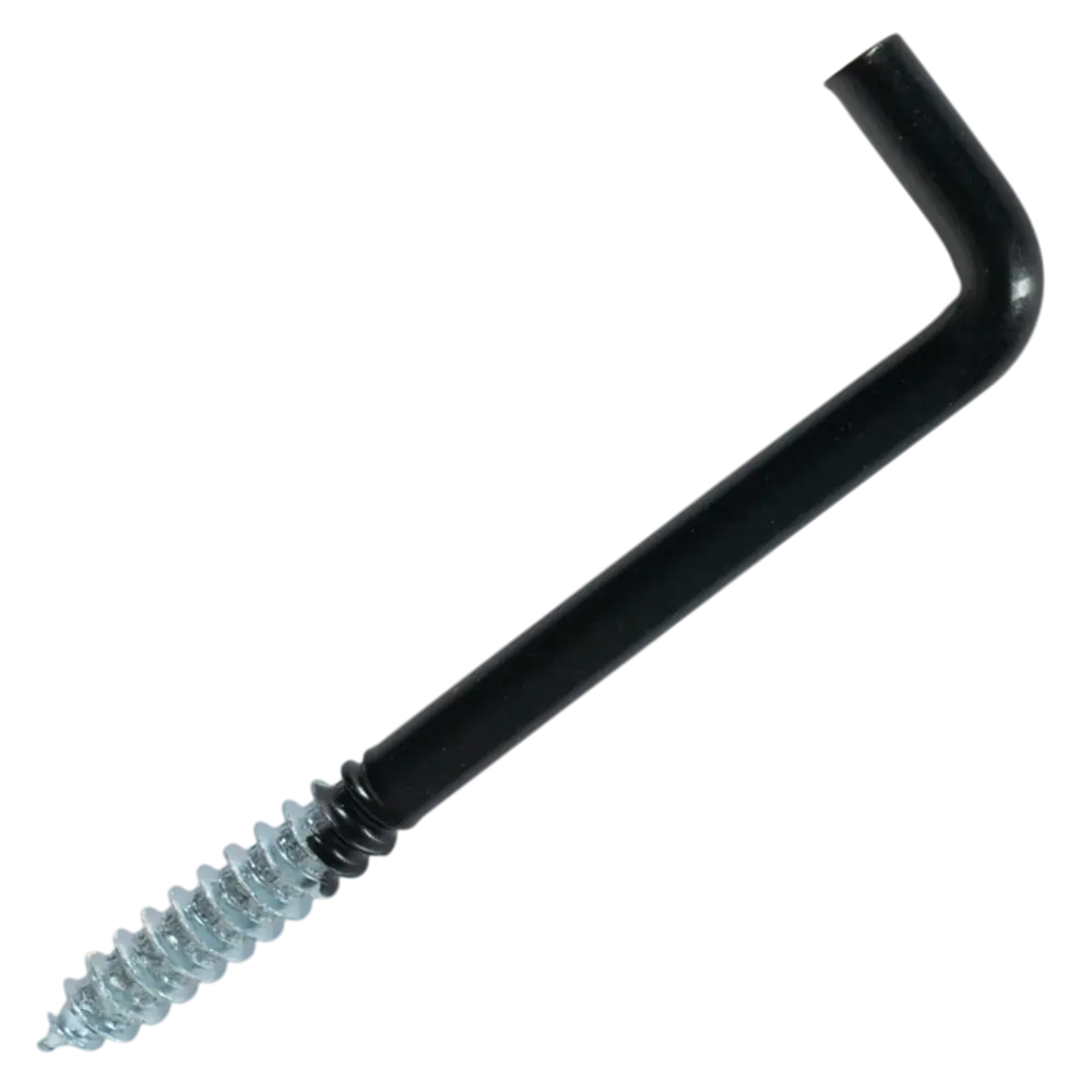 Шуруп-костыль Г-образный 8x100 мм сталь RAL9005 4 шт. 89417645 STLM-2023364 Santreyd 