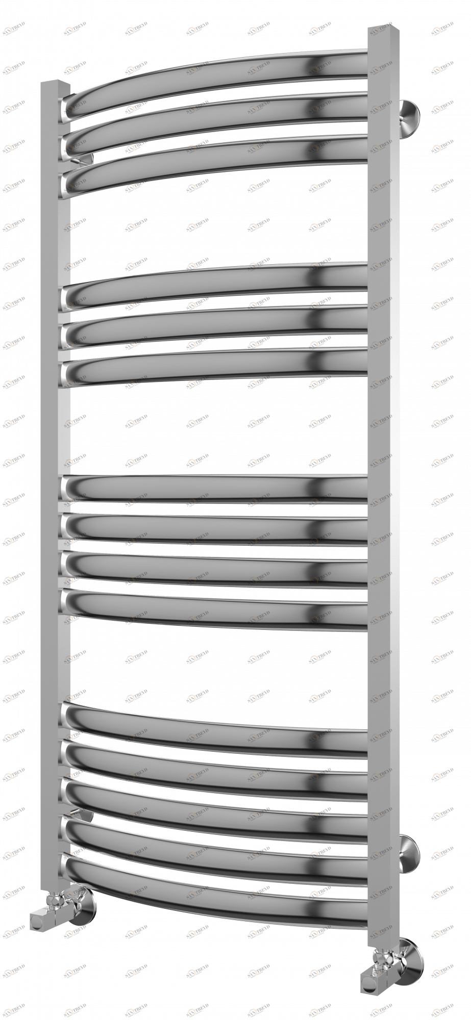 4620768886515 ЛЮКС Палермо П15 500х1136 (5+4+3+3) Полотенцесушитель TERMINUS Нержавеющая сталь