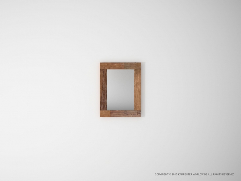 521_1211 Зеркало прямоугольное подвесное 60 Karpenter ORGANIK