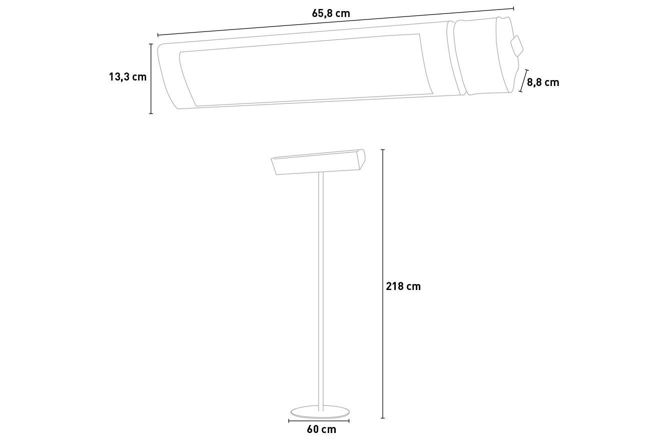 Алюминиевый наружный излучающий диффузор SINED CALDO IRB TERRA ARCH-00046284 - Вид №5