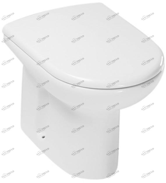 Rub110101 Приставной унитаз напольный Белый Olympia Ceramica RUBINO Италия