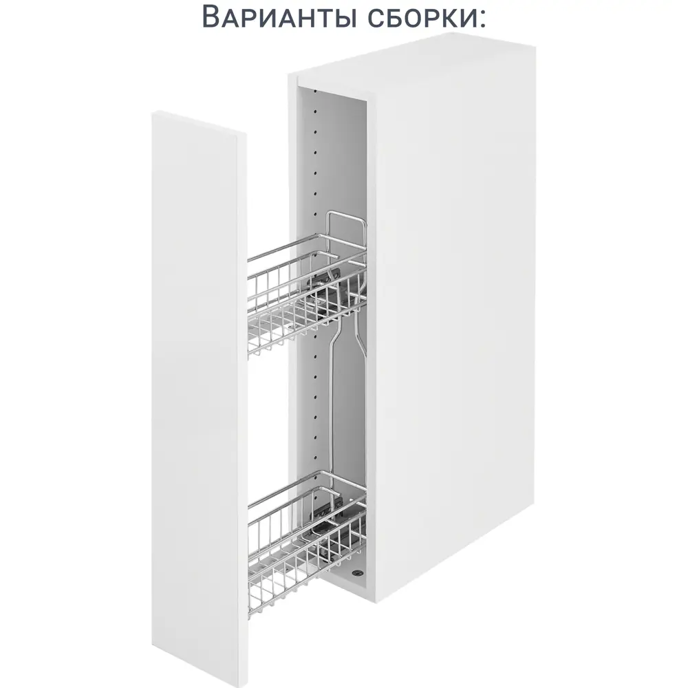 Фасад кухонного шкафа Аша 14.7x76.5 см KONSENSA ЛДСП цвет белый 89419167 STLM-2199117 - Вид №16