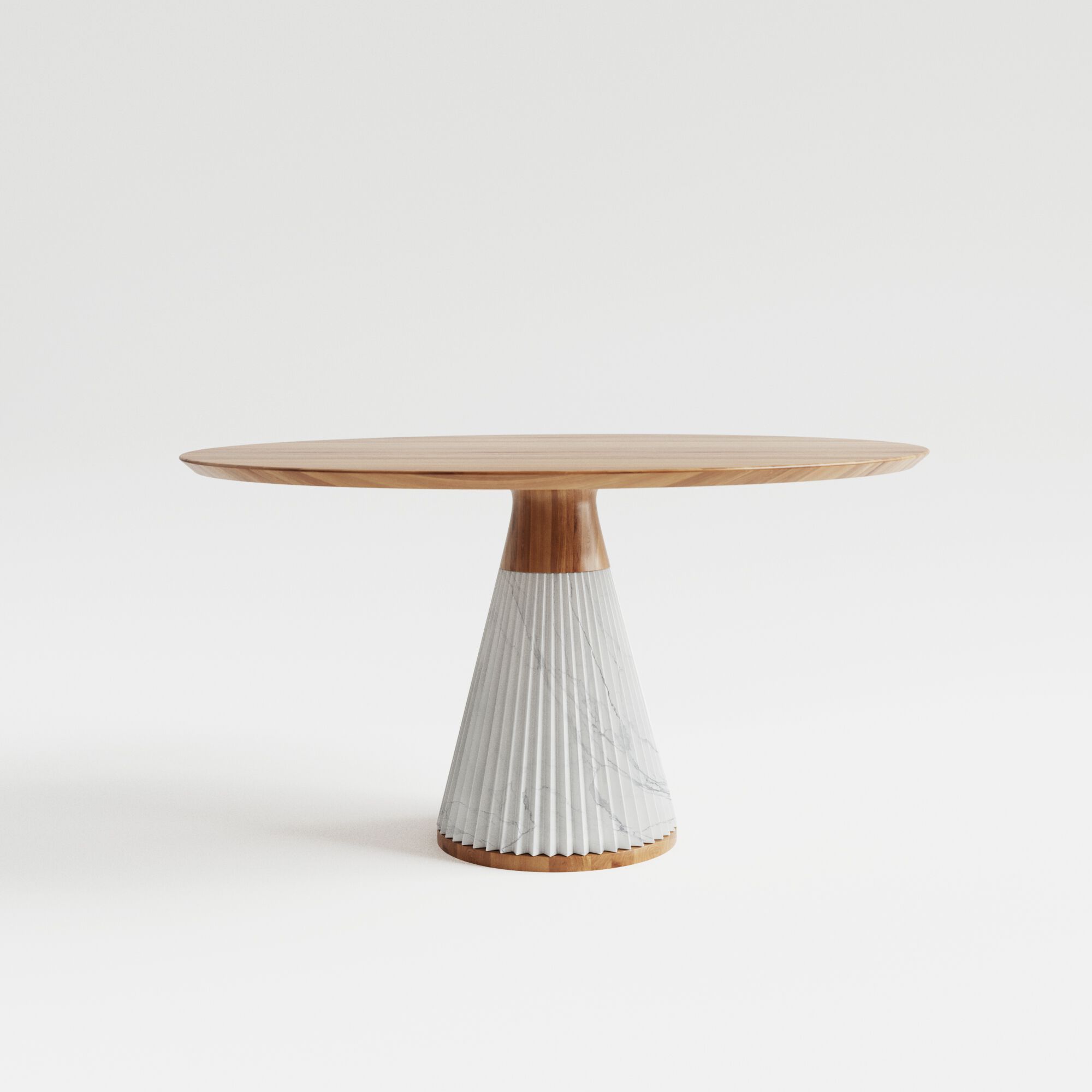 Круглый стол из ясеня и мрамора Morelato MARILYN ARCH-00109955 - Вид №12