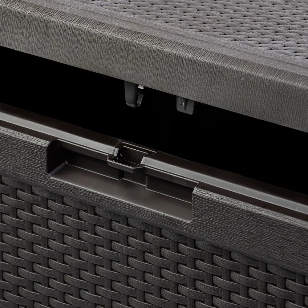 Садовый ящик Ротанг-плюс полипропилен мокко Santreyd STLM-2017270 - Вид №3