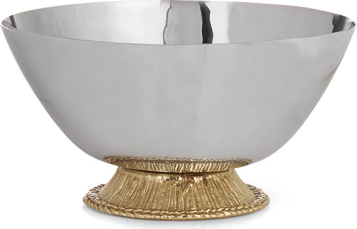 10599964 Michael Aram Чаша Michael Aram "Золотая пшеница" 25см Сталь нержавеющая 