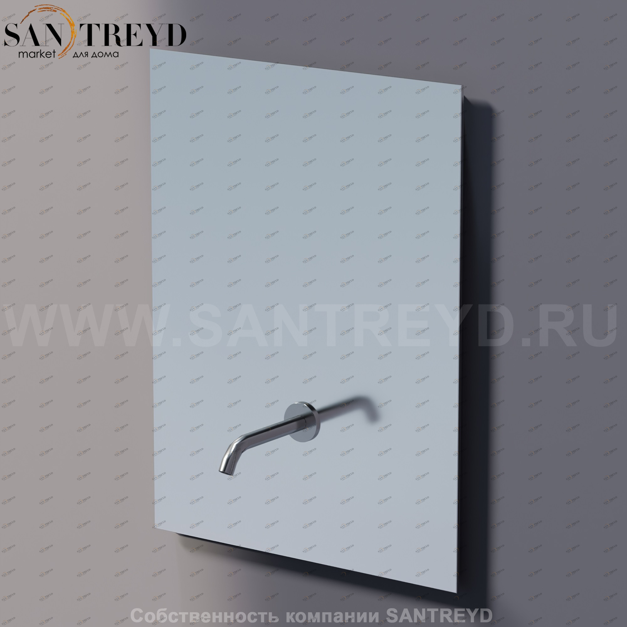 Agape NUDO Отверстие в зеркале 35 мм для настенных смесителей 1R