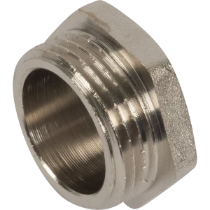 Пробка Valtec наружная резьба 1" никелированная латунь 10512886 STLM-2166412