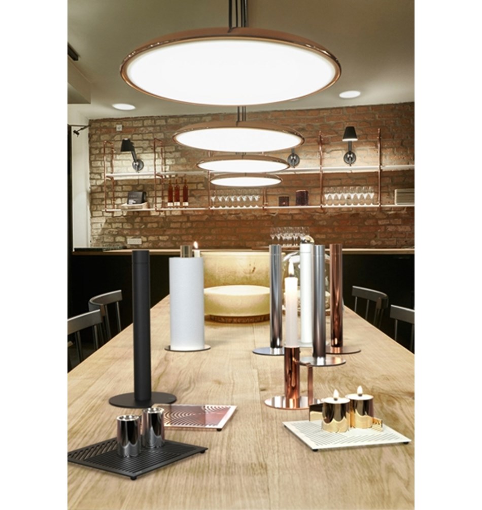 FROST Подсвечник 2002 » золото Нержавеющая сталь Золото N2002-GO  - Вид №4