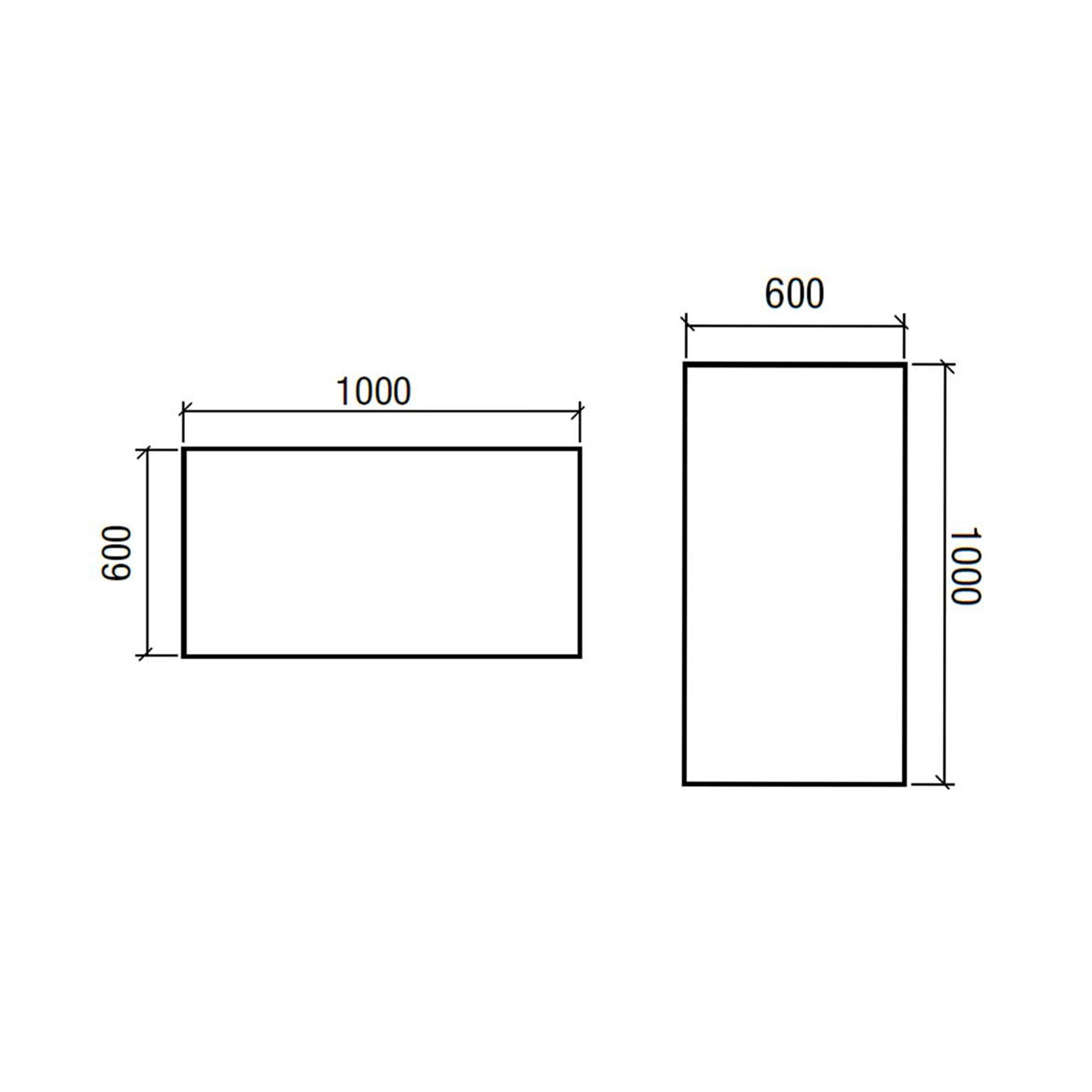 23209 SALGAR Зеркало ROMA 1000 с белой рамкой LED свет (21w) IP44 1000 x 600 мм - Вид №2