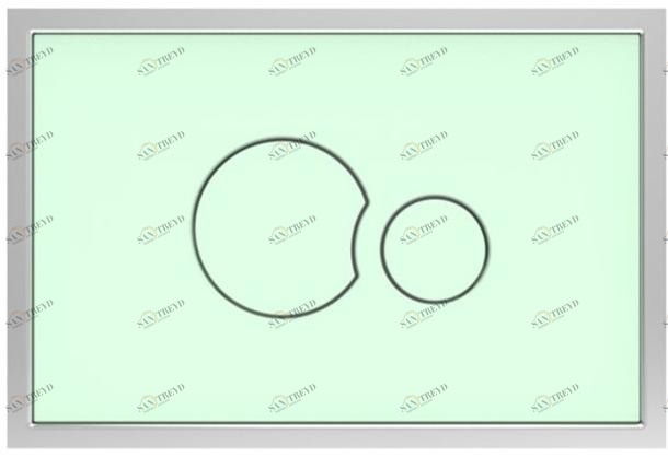 Redi Кнопка смыва для стеклянного унитаза Nicoll P2vm706