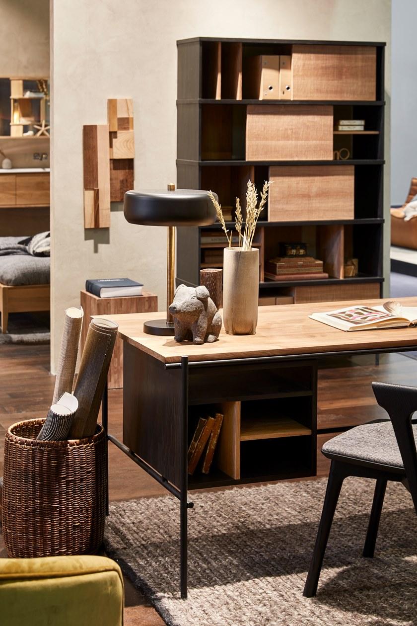 Ethnicraft Книжный шкаф из тика Oscar 10144 - Вид №2