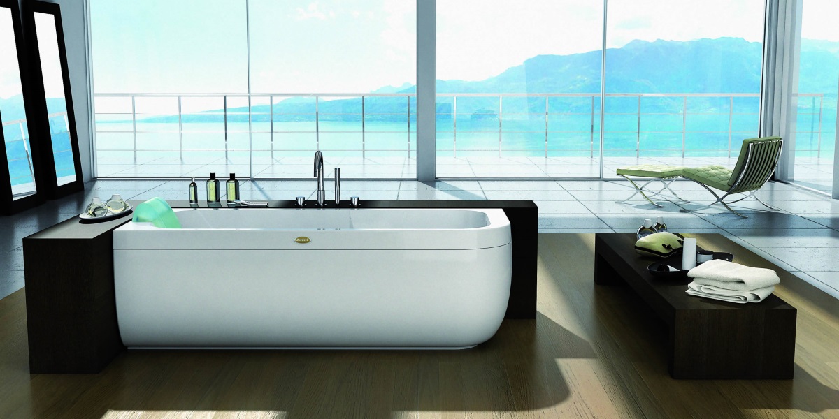 Ванна с гидромассажем "HYDRO FRIENDLY" Aquasoul угловая 9443-601A Dx Jacuzzi 9443601ADX - Вид №1