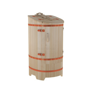 903 Фитобочка со скосом "Премиум" цвет натуральный, фурнитура 007 Alyarus