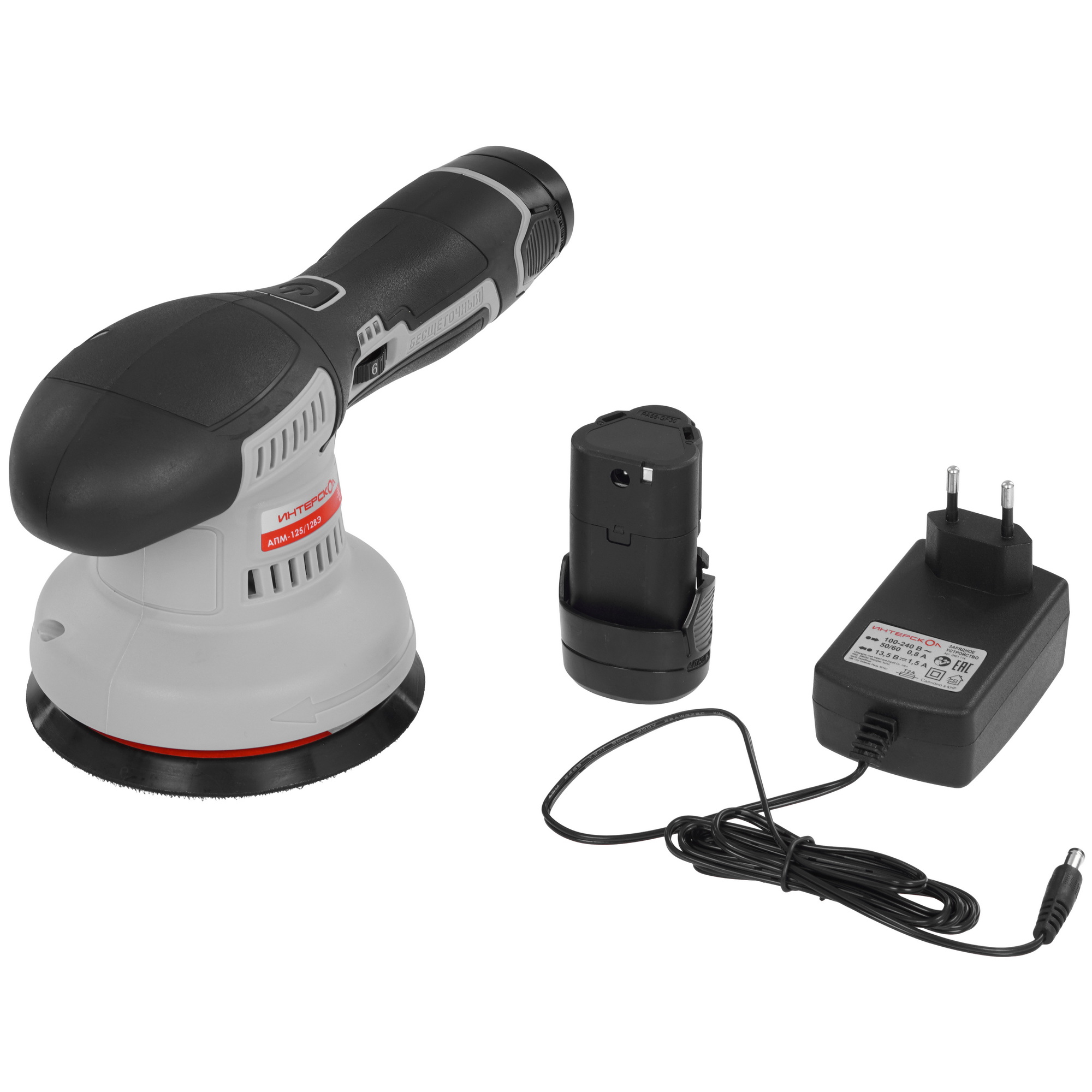 Полировальная машина Интерскол АПМ-125/12ВЭ 5623513 STDN-0077324