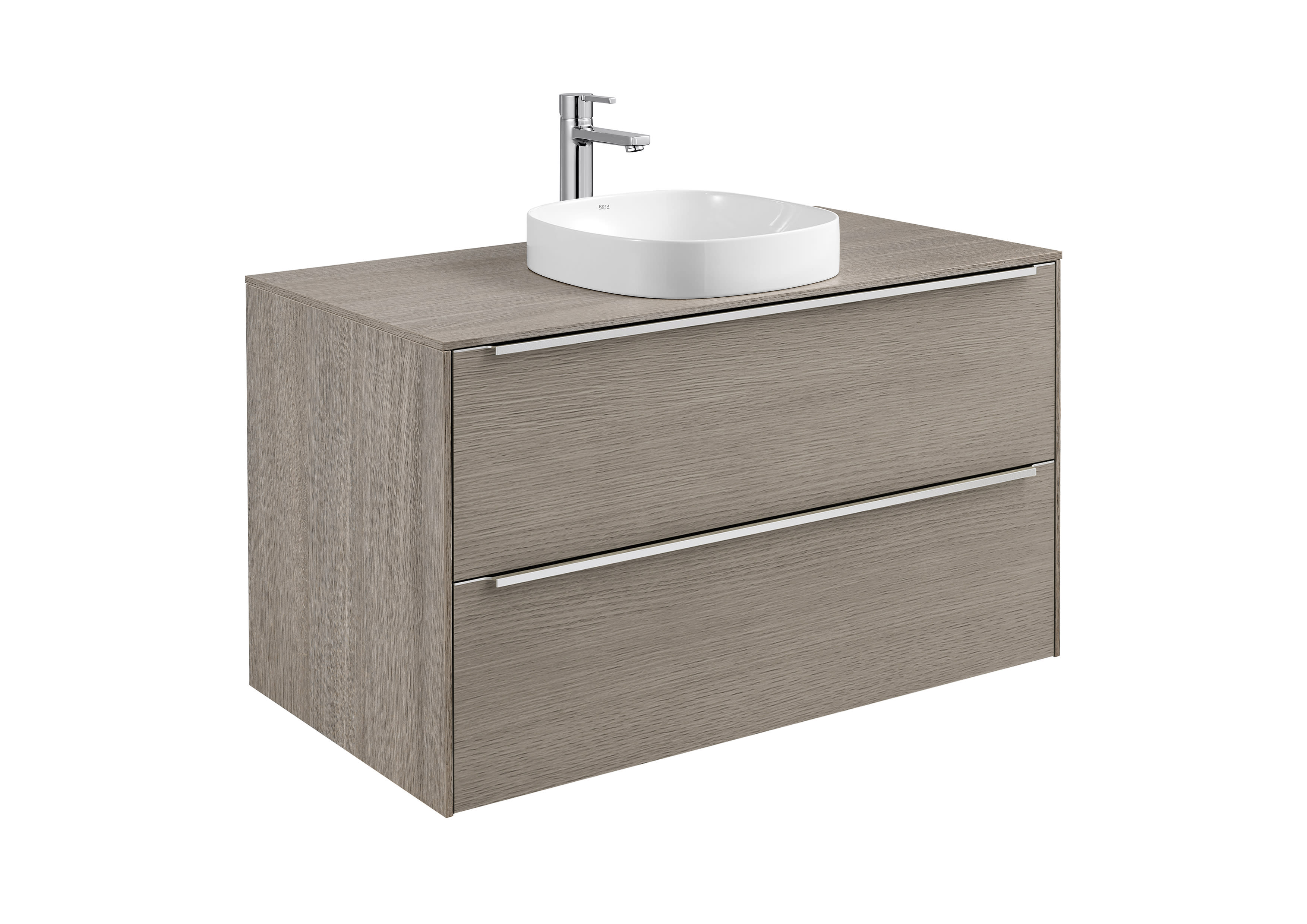 A851089402 Тумба для умывальника со столешницей Soft или Round ROCA Inspira  - Вид №1