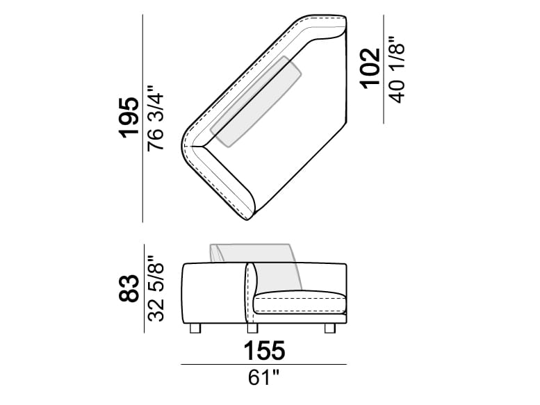 Модульный диван Arketipo SELF CONTROL ARCH-00067338 - Вид №13