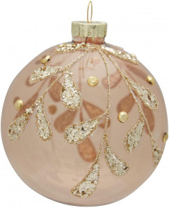 Новогодний шар Elouise sparkling gold