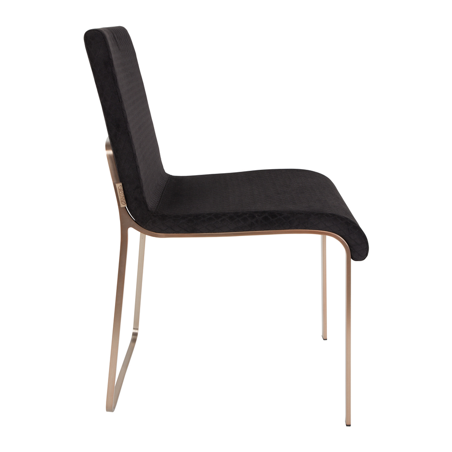 Стул Flor черный Dutchbone 1100290 - Вид №5