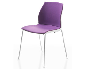 Штабелируемый стул с мягкой тканью