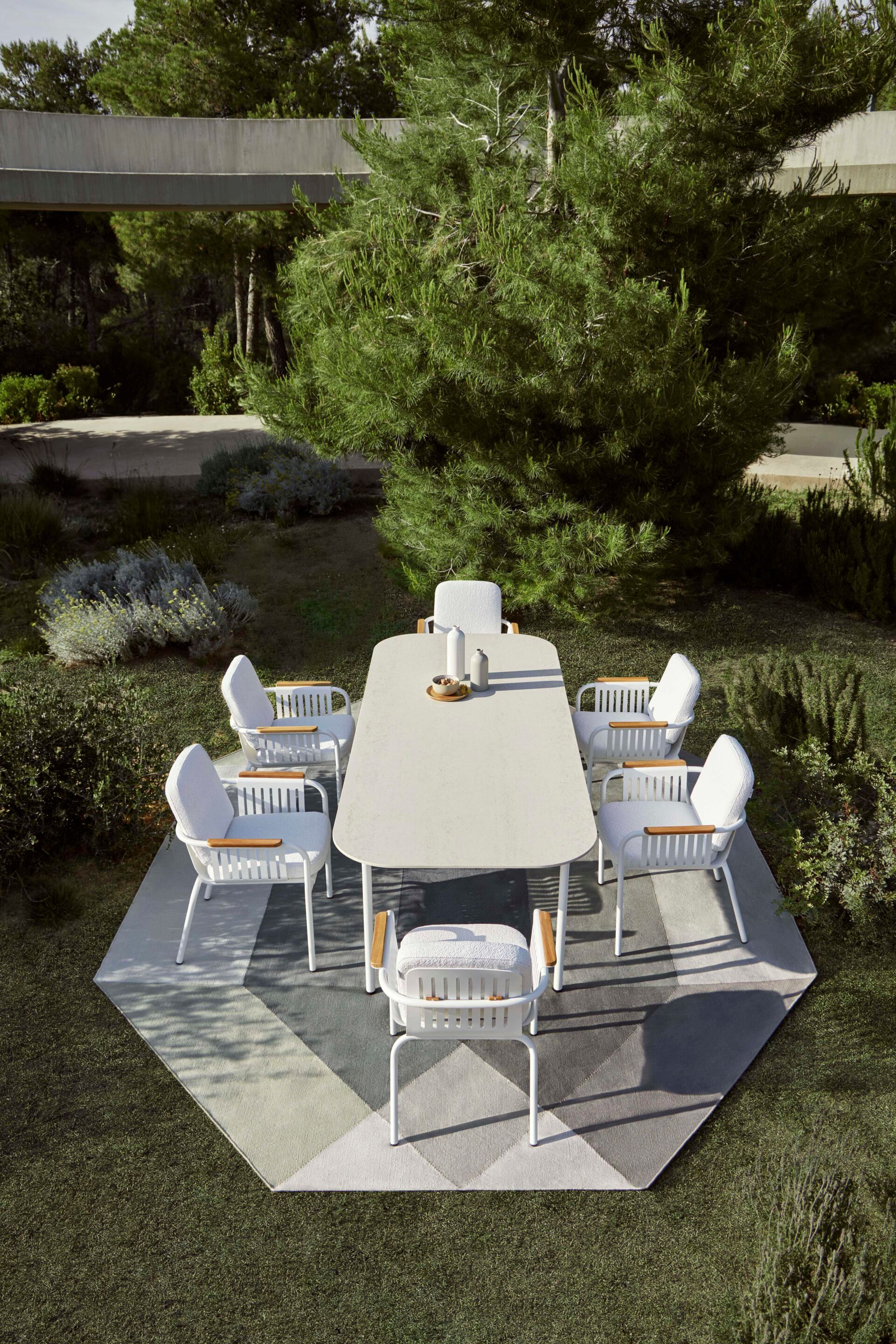 Алюминиевый прямоугольный садовый стол GANDIABLASCO ARCH-00143883 - Вид №3