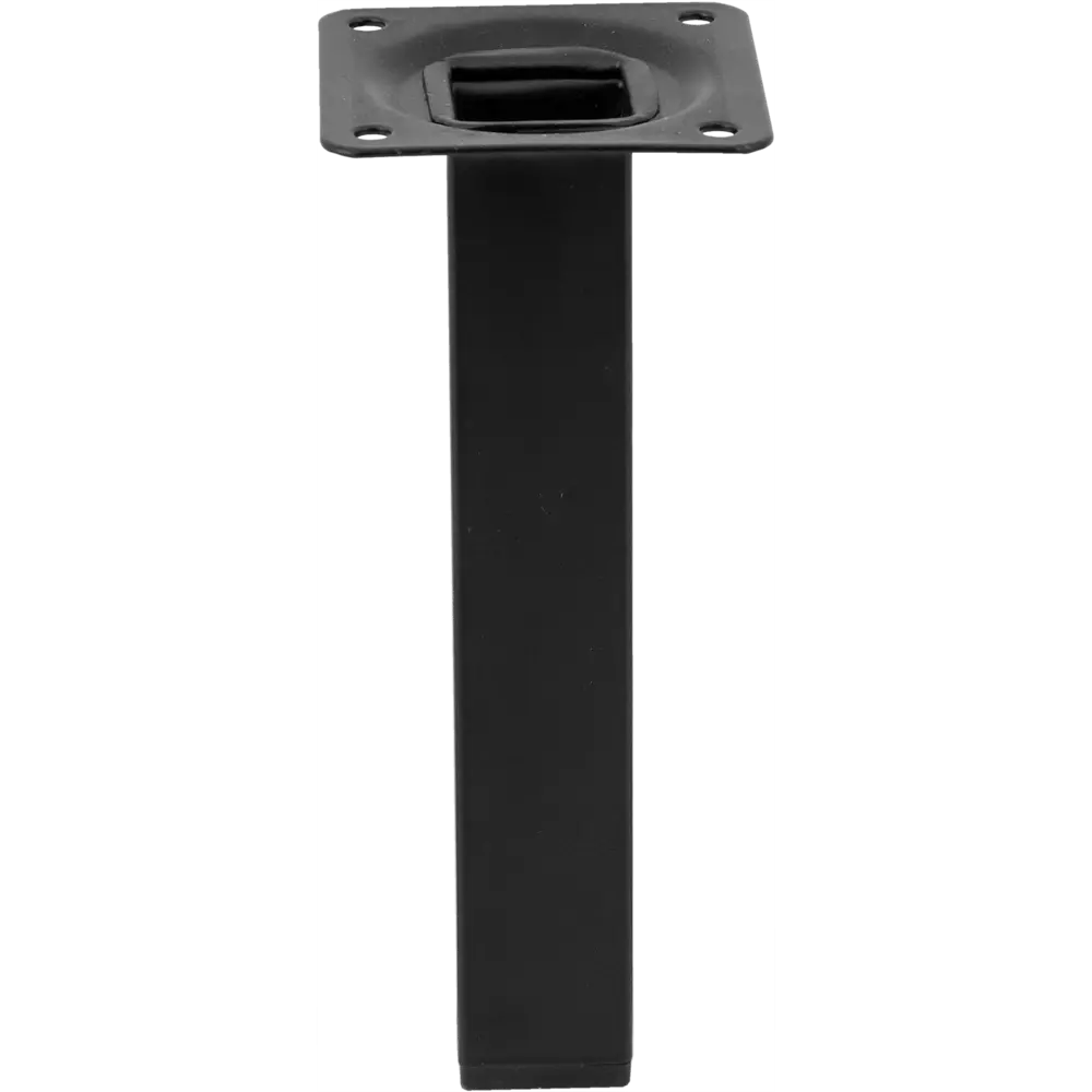 Ножка для мебели квадратная 25x25 мм высота 150 мм черная EDSON STLM-2045142