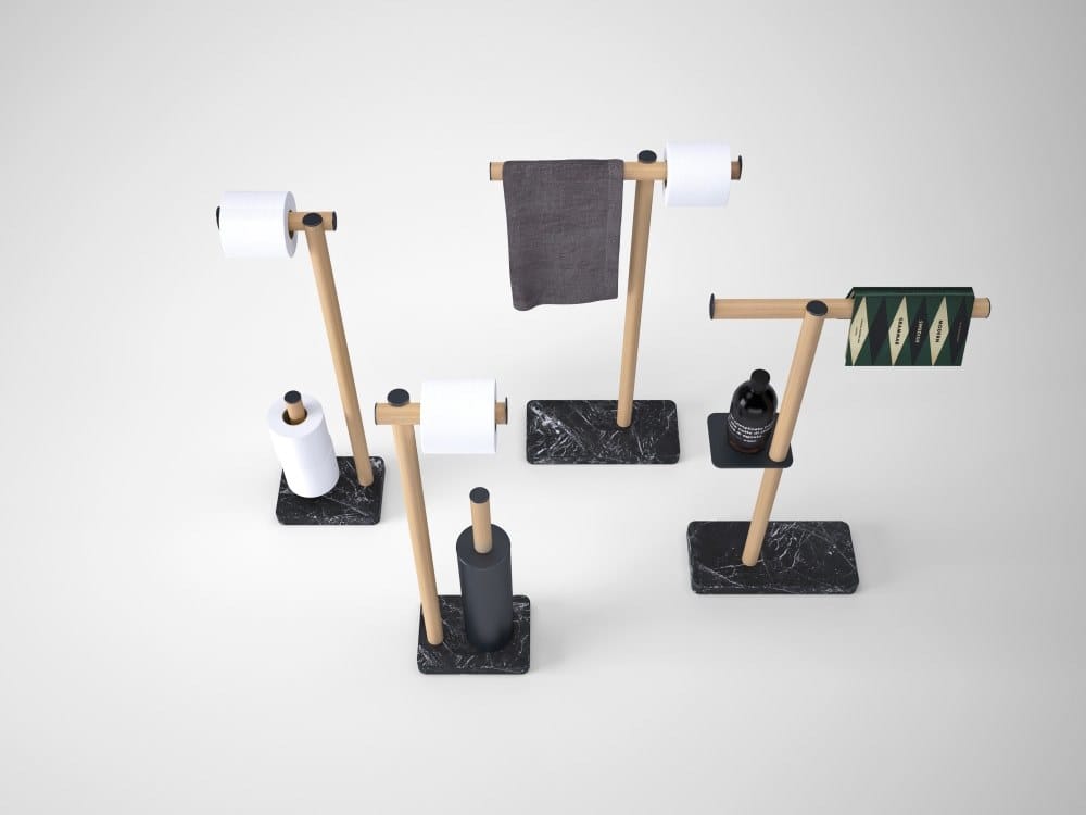 Держатель для туалетной бумаги / держатель для полотенец / держатель для туалетной щетки Agape Dot Line ARCH-00106926