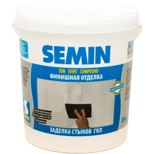 Шпаклёвка для заделки швов Semin Sem Joint 25 кг 10042538 STLM-2022417