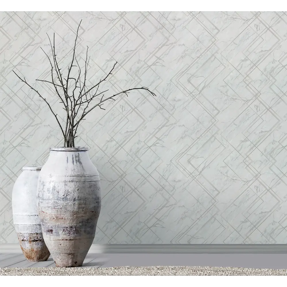 INSPIRE Флизелиновые обои Kalkut серые с геометрическим узором 89348911 Kalkutta STLM-0829612 - Вид №2