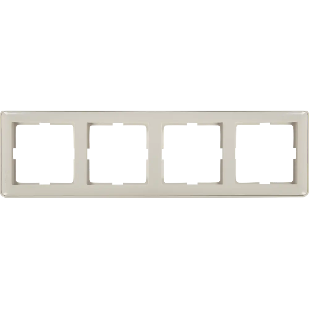 Рамка SYSTEME ELECTRIC W59 для 4 розеток - защита и стиль в белом цвете 18799181 STLM-0012744