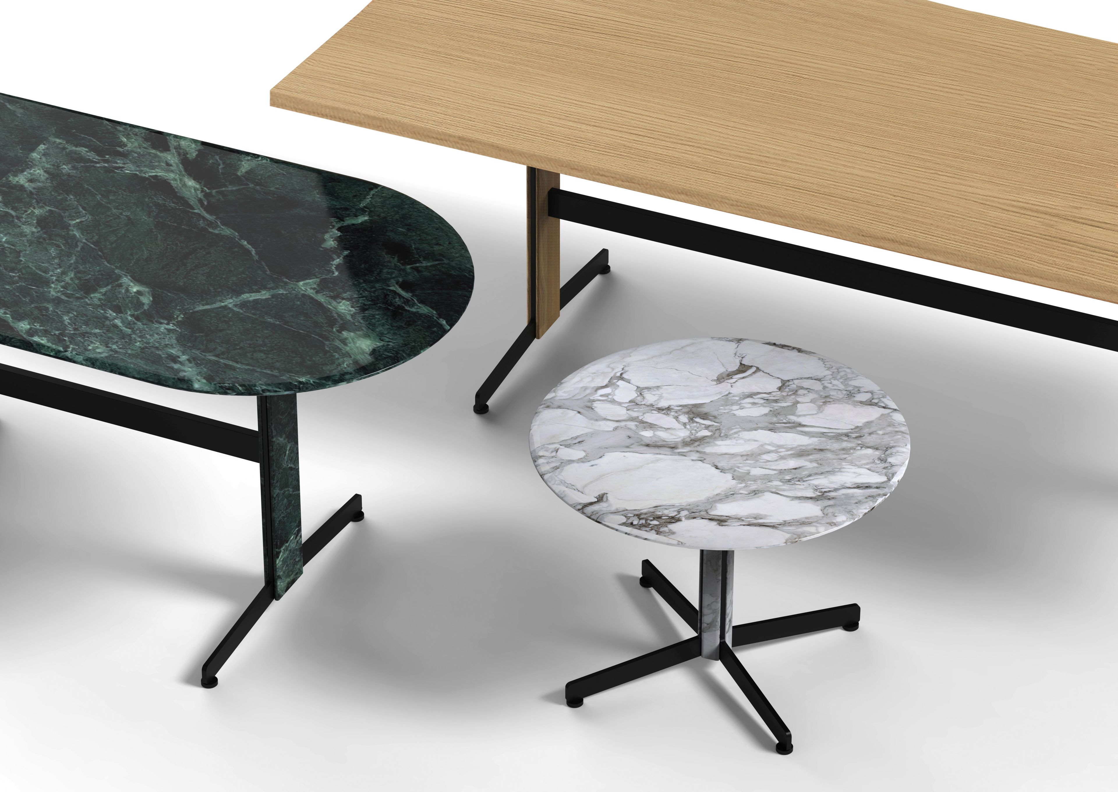 Круглый мраморный стол со спицами arrmet Piana ARCH-00070712 - Вид №2