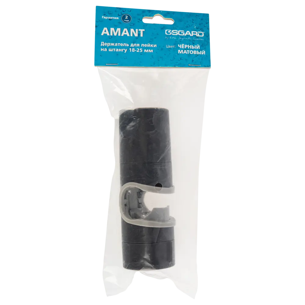Держатель душевой лейки Osgard Amant 09017 цвет черный матовый STLM-2043164 - Вид №3
