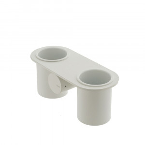 EVDT502EVER Life Design Полка из латуни с тумблерами - Dot DOT Непрозрачный белый