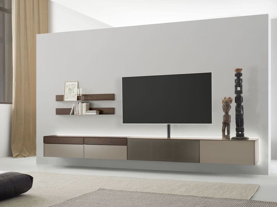 Оборудованная стена установленная с ТВ-стойкой Sudbrock Möbelhandwerk Гойя ARCH-00137994