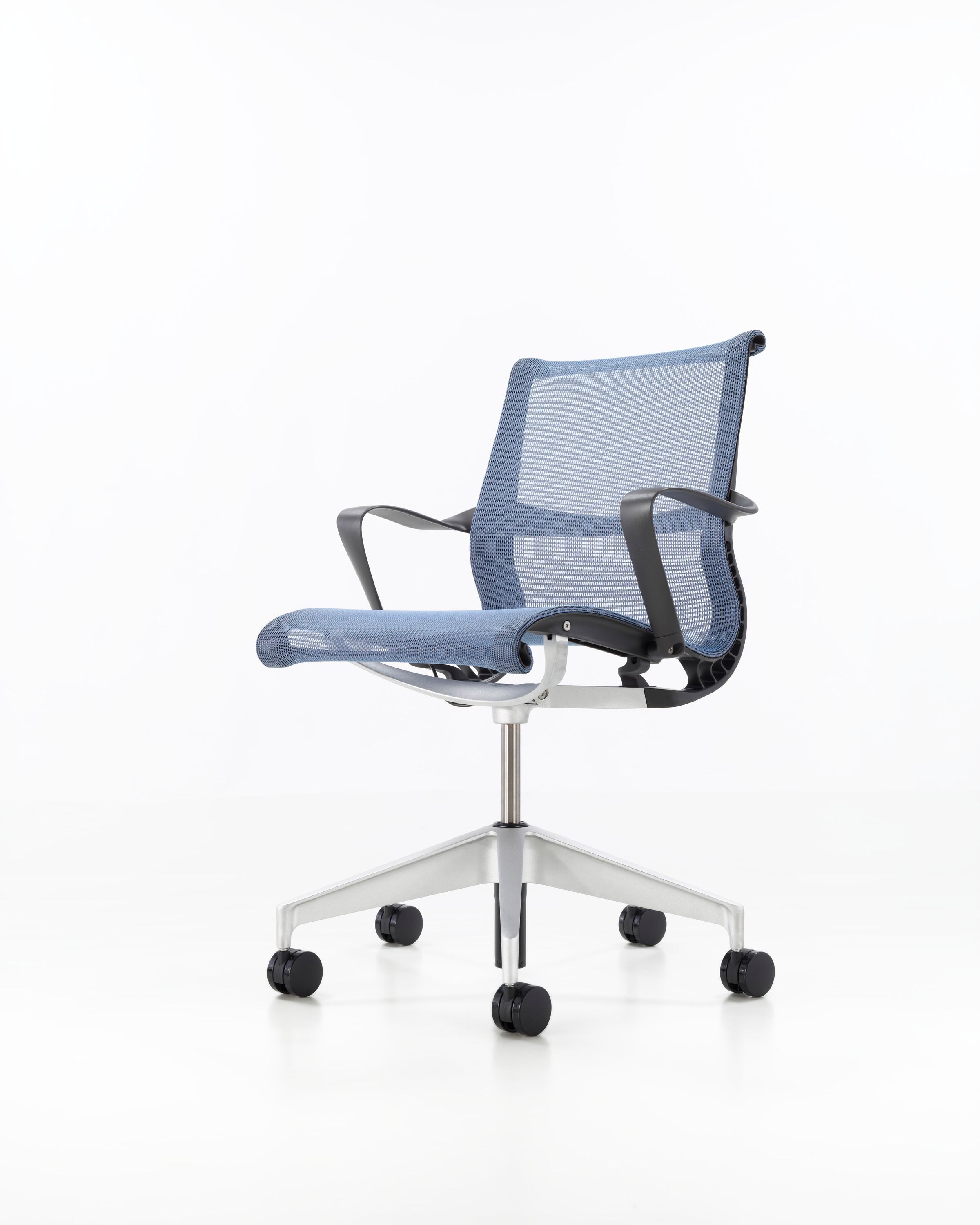 Эргономичный поворотный тканевый офисный стул с подлокотниками Herman Miller Setu ARCH-00086992 - Вид №36