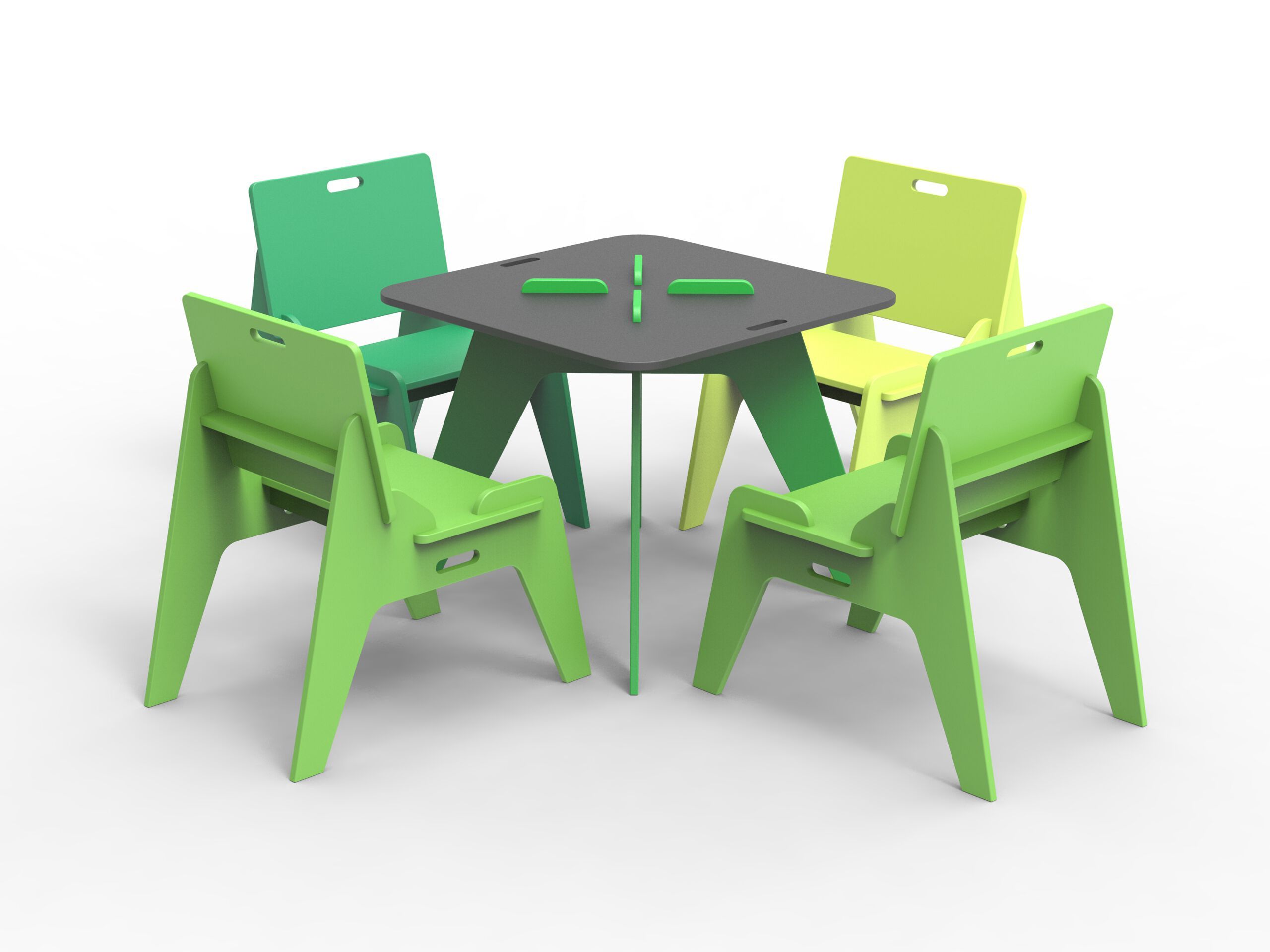 Квадратный стол для общественных мест из полиэтилена Donye Beat ARCH-00127866 - Вид №9