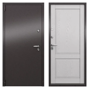 Дверь входная металлическая Норда 950 мм левая цвет магнолия айсберг 83404288 STLM-2087225
