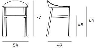 Plank Штабелируемый стул ясень Monza 1209-40 - Вид №22