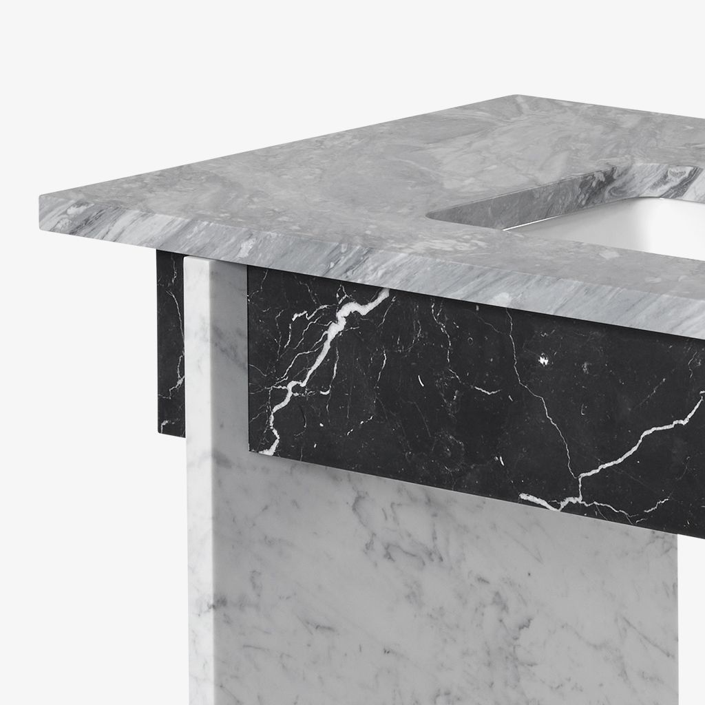 RHWS01 Напольная раковина стоящая прямоугольная Waterworks  - Вид №1