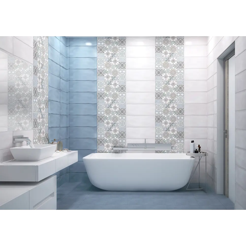 Бордюр керамический Azori Nuvola Selena 505x62 мм цвет разноцветный 82665674 STLM-2040109 