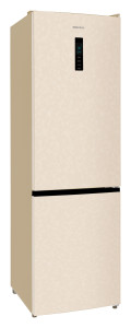 9069208 Холодильник с морозильником   Nordfrost RFC 390D NFYm бежевый