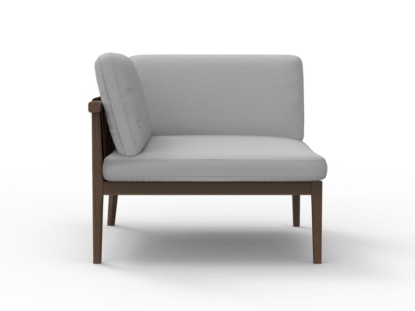 Угловой модуль для садового дивана в iroko Rever Понца ARCH-00024523