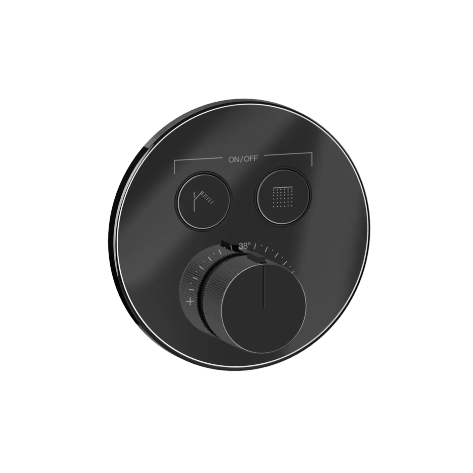 Смеситель для душа 38713 706 Gessi Hi-fi ЧЕРНЫЙ МЕТАЛЛ PVD 38713706