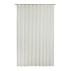 Тюль на ленте «Геометрия», 250x280 см, цветы, цвет белый