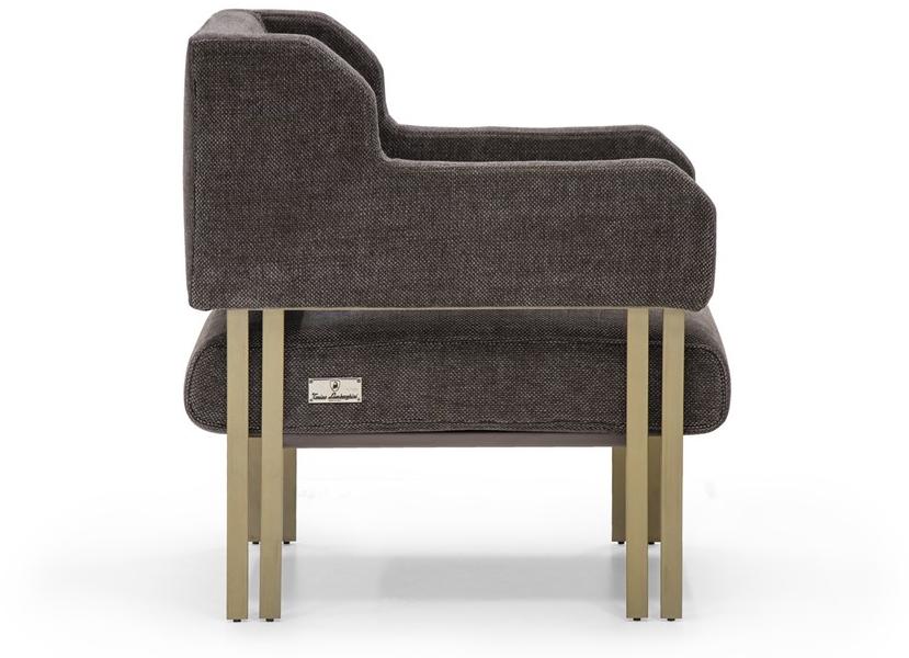 Tonino Lamborghini Casa Кресло из ткани с подлокотниками Vaud sun-id-1400007 - Вид №2