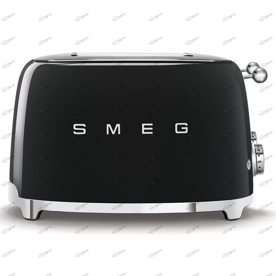 Тостер на 4 ломтика TSF03, черный Smeg TSF03BLEU