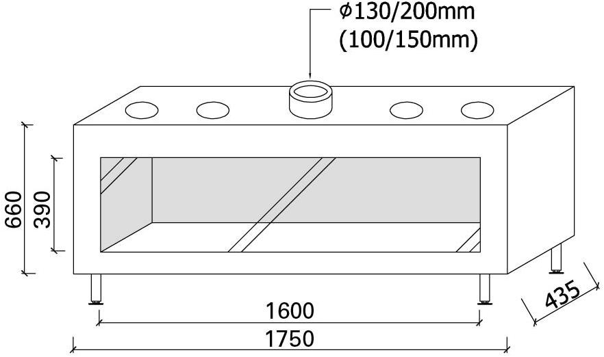 Metalfire Закрытый газовый камин Avenue sun-id-1412873 - Вид №2